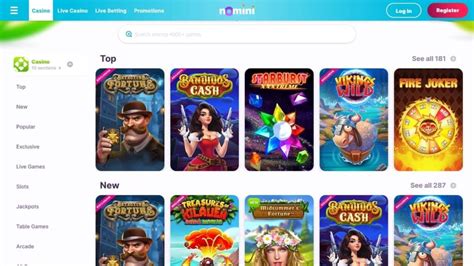 Nomini Casino Review 2024 – Play 4,000+ Slots & Games .
